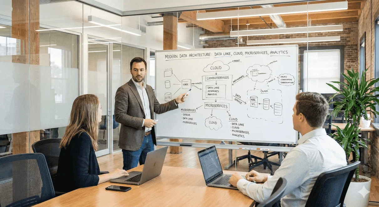 Zatsys team collaborating on modern data architecture